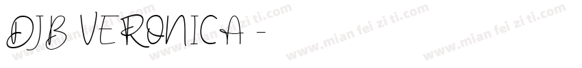 DJB VERONICA 字体转换